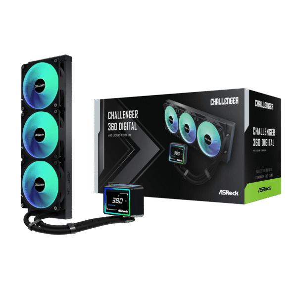 CHALLENGER-360-DIGITAL_ASRock_Challenger_360_Digital_AIO_Liquid_wr_01.png ASRock Challenger 360 Digital AIO Liquid Cooler
