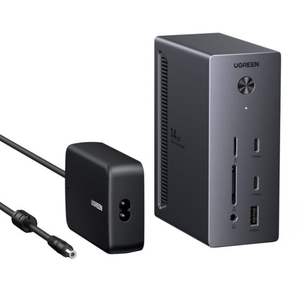 CM843-85489_UGreen_USB_Type-C_TO_USB2x_HDMIDPRJ45_Do_wr_03.jpg UGreen 14-in-1 USB Type-C TO USB/2x HDMI/DP/RJ45 Docking Sta