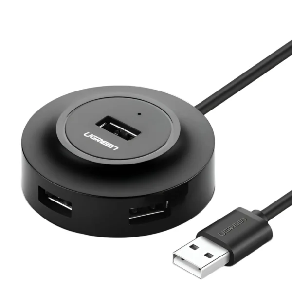 CR106-20277-1 UGREEN 4-IN 1 USB 2.0 Hub (20777) - Black