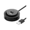 CR106-20277 UGREEN 4-IN 1 USB 2.0 Hub (20777) - Black