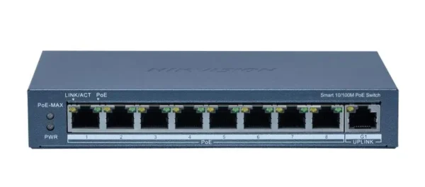 Hikvision 8 Port PoE Smart Managed Switch