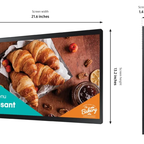 SAMSUNG-QB24C-T SAMSUNG 24'' EDGE LED FHD 300 NIT 16/7 HOUR PANEL TOUCH