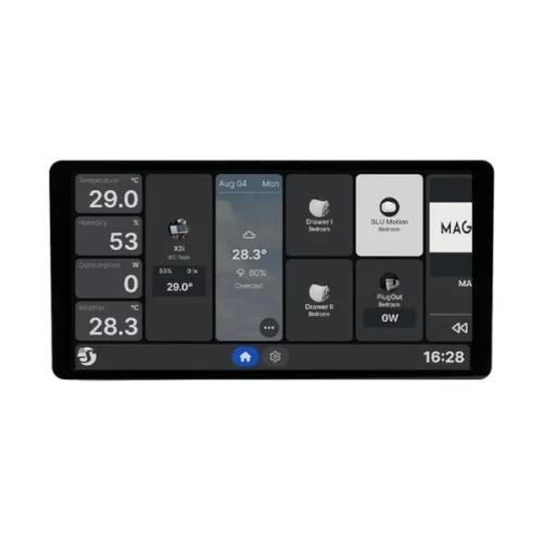 Shelly X2i 6.95-inch Smart Wall Display Silver