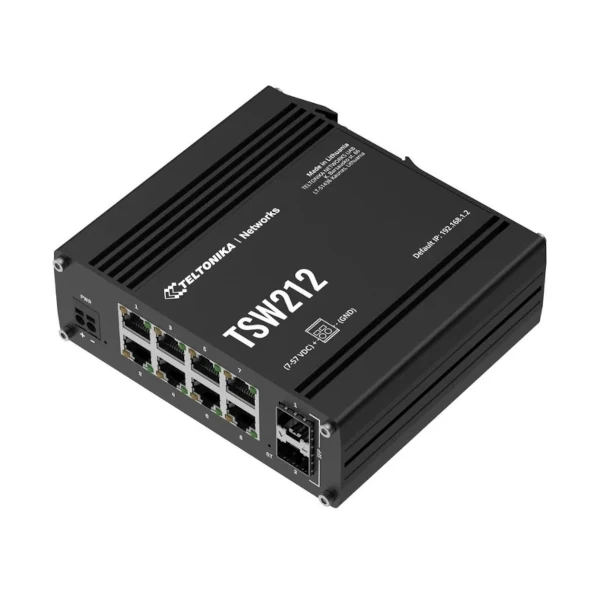 Teltonika Industrial L2 Managed Ethernet Switch TSW212