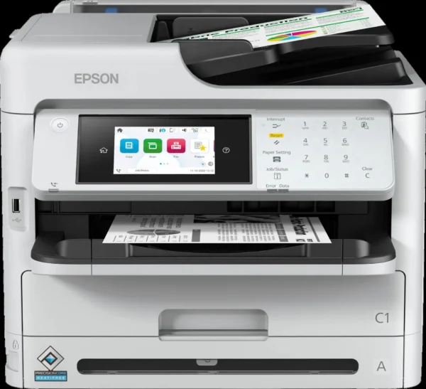Epson 34ppm Mono A4 Print Scan Copy Fax USB Wired Wireless W