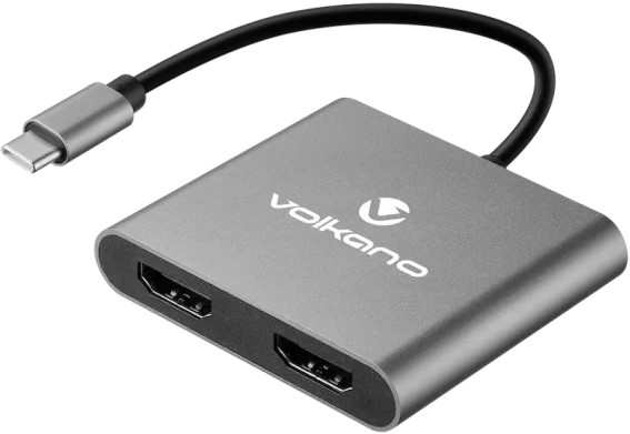 big_397659-600x600-2.jpg Volkano Expand Series USB C To Dual 4K HDMI Adaptor
