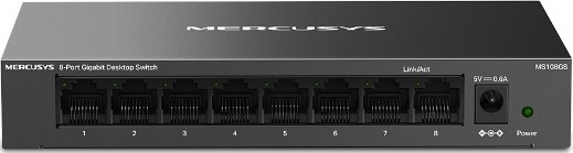 big_MS108GS_overview_01_normal20230601075515-2.jpg Mercusys 8 Port Gigabit Desktop Switch