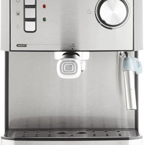 Mellerware Trieste 850W Stainless Steel Espresso Coffee Make