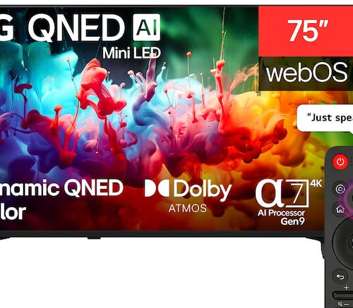 LG 75 Inch QNED70B6T QNED AI Mini LED 4K Smart TV