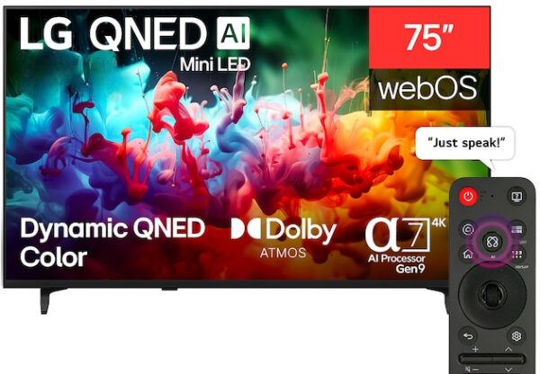 big_big_75QNED70B6T-1.jpg LG 75 Inch QNED70B6T QNED AI Mini LED 4K Smart TV