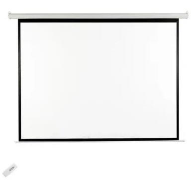 ps96-2.jpg PROJECTOR SCREEN WITH REMOTE 96-inch