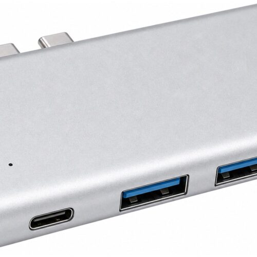 USB-C X 2 5 PORT HUB