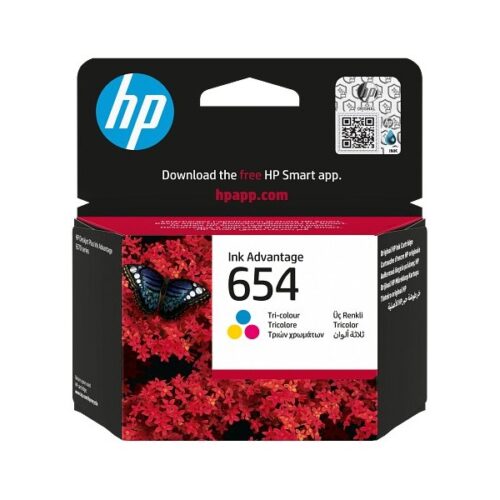 HP 654 Tri-color Original Ink Advantage CartridgeÃ¿
