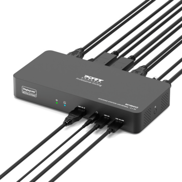 901904V2EU_PORT2_x_4K_USB-C_desktop_docking_station_wr_01.png PORT2 x 4K USB-C desktop docking station 11 peripherals 96W