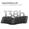B11P-K1-3-1.webp Keychron B11 Pro Ultra-Slim Wireless Foldable Keyboard Alice Layout - Space Gray