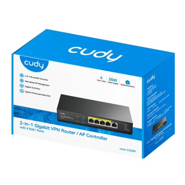Cudy C200P 2-IN-1 SMB Router Cudy C200P 2-IN-1 SMB Router - C200P