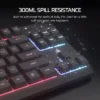 CORSAIR K55 CORE TKL RGB Wired Gaming Membrane Keyboard with