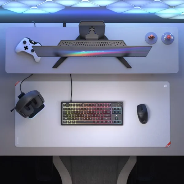 CORSAIR K55 CORE TKL RGB Wired Gaming Membrane Keyboard with
