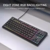 CORSAIR K55 CORE TKL RGB Wired Gaming Membrane Keyboard with