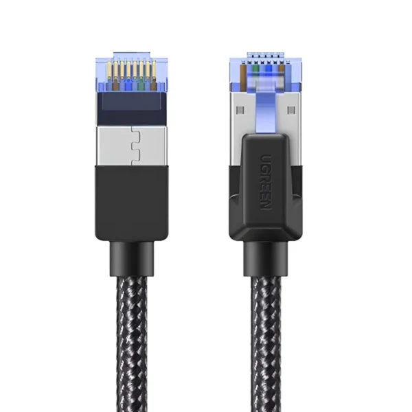 NW153-80433-2-1.webp UGREEN Cat8 Nylon Braided Ethernet Cable - 40Gbps with Modular Plugs - 5m