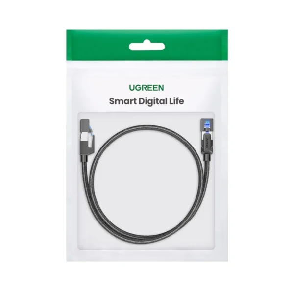 NW153-80433-5-1.webp UGREEN Cat8 Nylon Braided Ethernet Cable - 40Gbps with Modular Plugs - 5m