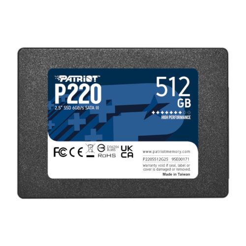 Patriot P220 512GB 2.5-inch SSD