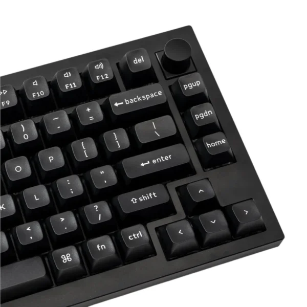 PBT-03-3-1.webp Keychron double Shot KSA PBTFull Keycap Set - White On Black