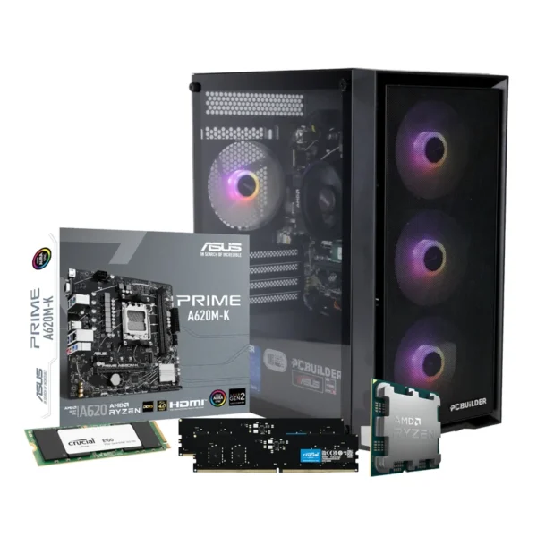 PCBuilder Ryzen 5 8600G WARDEN Windows 11 Gaming PC