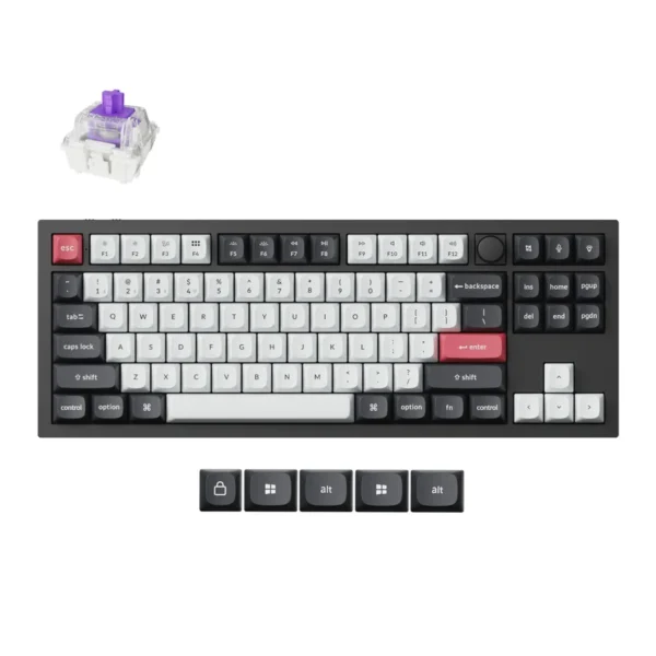 Keychron Q3 HE QMK 80% Wireless Custom Mechanical Keyboard ( Keychron Q3 HE QMK 80% Wireless Custom Mechanical Keyboard ( - Q3H-M1