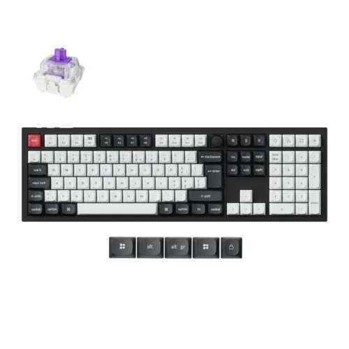 Keychron Q6 HE QMK Full-size Wireless Custom Mechanical Keyb Keychron Q6 HE QMK Full-size Wireless Custom Mechanical Keyb - Q6H-M1