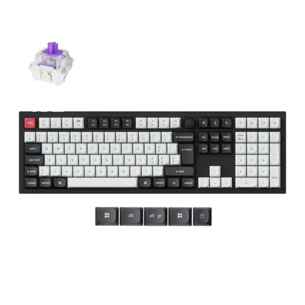 Keychron Q6 HE QMK Full-size Wireless Custom Mechanical Keyb Keychron Q6 HE QMK Full-size Wireless Custom Mechanical Keyb - Q6H-M1
