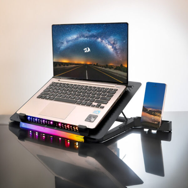 RD-GCP500_wr_04-1.jpg REDRAGON Dual USB 5 Fan RGB Gaming Notebook Stand