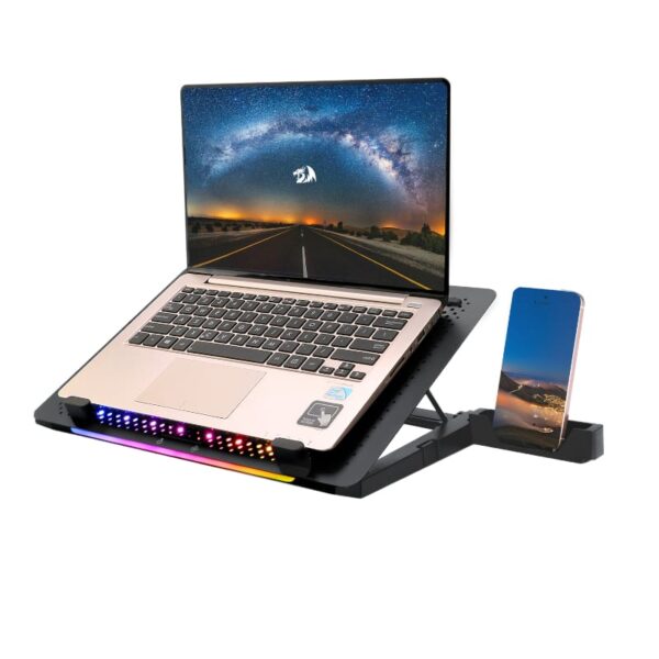 RD-GCP500_wr_05.jpg REDRAGON Dual USB 5 Fan RGB Gaming Notebook Stand