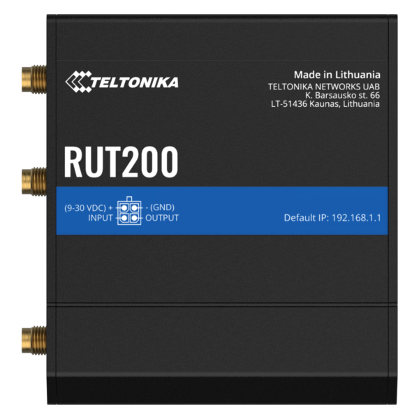 Teltonika RUT200-VA LTE Cat 4 Router