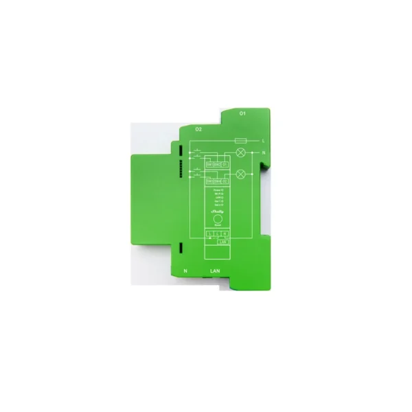 Shelly Pro Dimmer 2PM Professional Two-Channel DIN-Rail Mountable Dimmer With Power Monitoring
