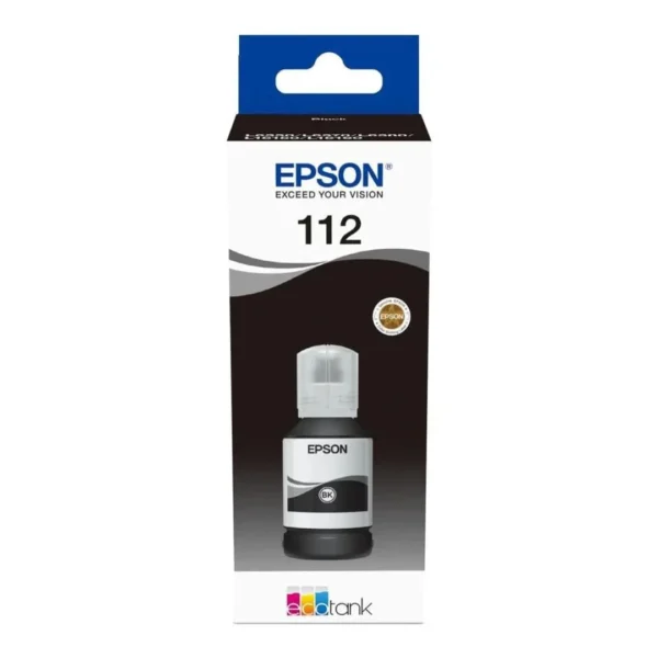 112 Ink Bottles Black 127ml L6