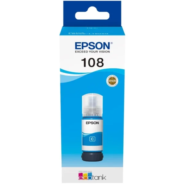 Epson 108 Ink Bottle Cyan 70ml for L8050 / L18050 - T09C24A