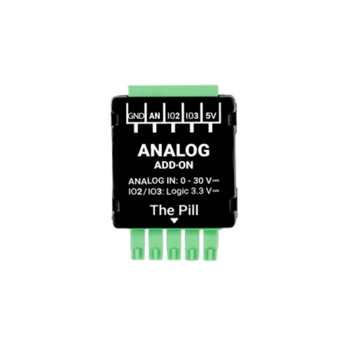 The Pill by Shelly Analog 0-30V Add-On Measures Analog Senso