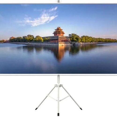 HTPNEO 100 Inch Portable Projector Screen With Tripod Stand