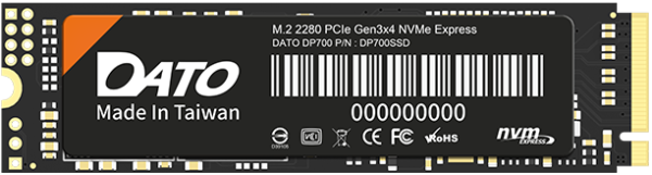 big_dp700-2.png Dato DP700 PCIe Gen3x4 M.2 2280 NVMe 1TB SSD
