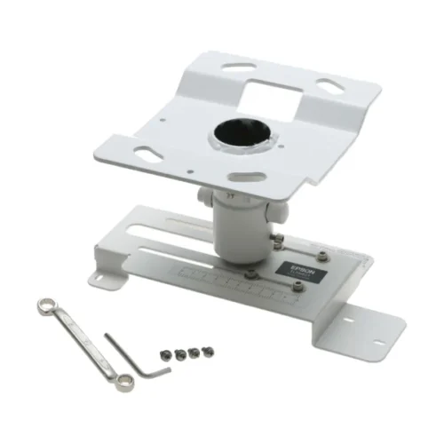 epson-elpmb23-white-ceiling-mount-front-view