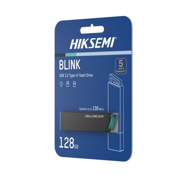 Hiksemi Blink 128GB USB3.2 Flash Drive | Black
