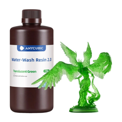 SSX2TG-10_Anycubic-Water-Wash-Resin-2.0-Trasnslucent-Green_wr_01a.jpg Anycubic Water Wash Resin 2.0 | Translucent Green