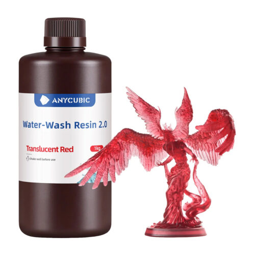 SSX2TR-10_Anycubic-Water-Wash-Resin-2.0-Trasnslucent-Red_wr_01a.jpg Anycubic Water Wash Resin 2.0 | Translucent Red